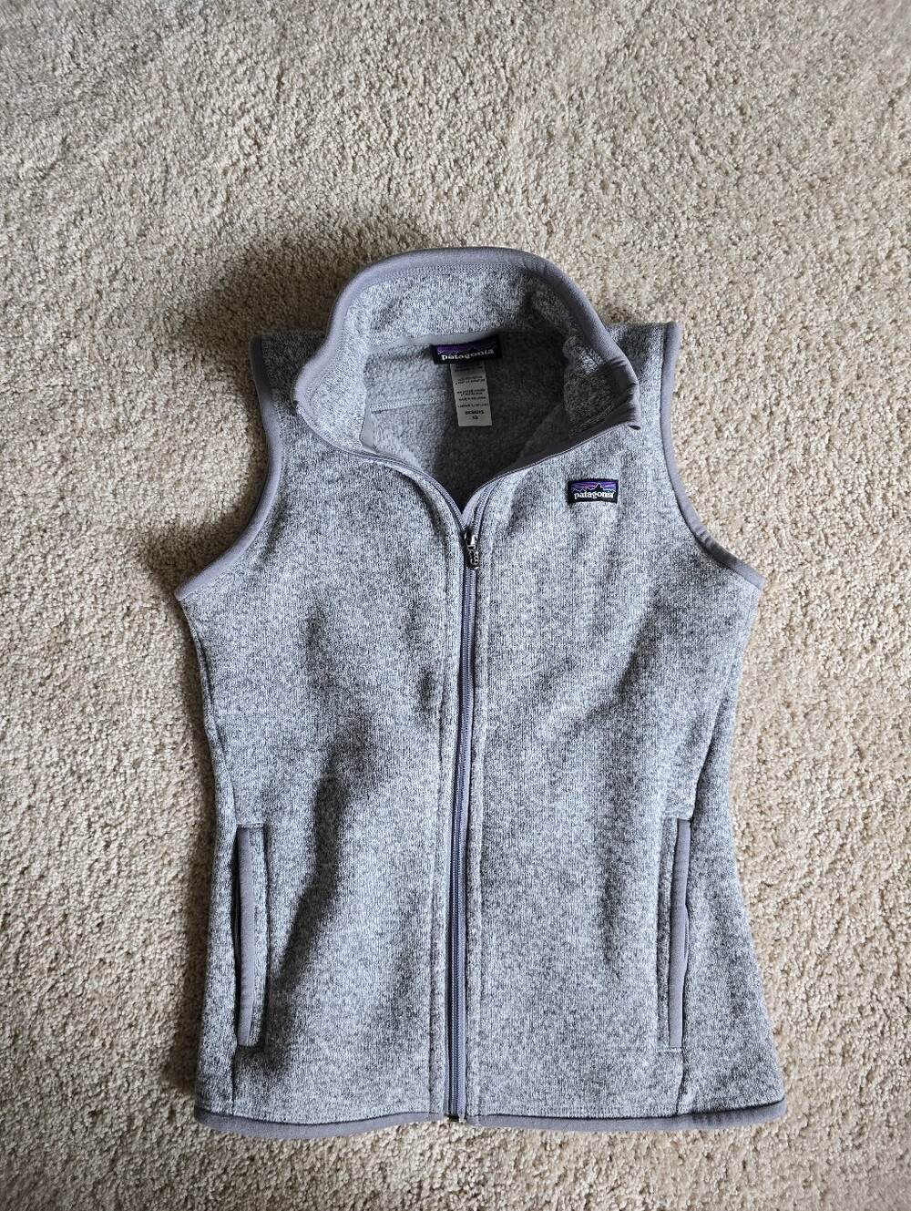 Patagonia Womens XS gray Full Zip Vest